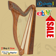 27 String Minstrel Harp, With Case and Learning Book