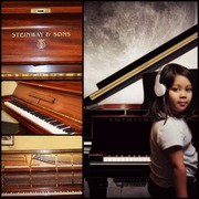 Steinway & Sons,  Model K Pianos at £9, 500.00 Only