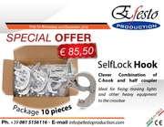 SelfLock Hooks: Special Offer!!! 10 pieces package € 85, 50